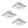 Eglo - SET 3x LED Inbouwlamp PINEDA 1xLED/6W/230V