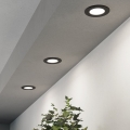Eglo - Set de 3 spots encastrables LED/3,7W/230V 2700/4000/6500K Ø 8,8 cm noir