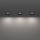 Eglo - Set van 3 LED-inbouwspots voor badkamer, 4,9W, 230V, 2700/4000/6500K, Ø 8,8 cm, IP65, zwart