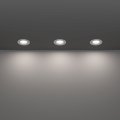Eglo - Set van 3 LED inbouwspots voor badkamer LED/4,9W/230V 2700/4000/6500K Ø 8,8 cm IP65 wit