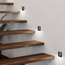Eglo - Spot d'escalier LED LED/2W/230V noir