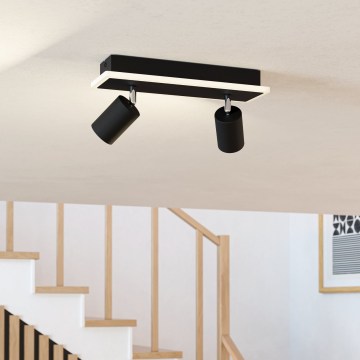 Eglo - Spot LED/12W/230V noir