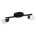 Eglo - Spot LED 2xGU10/2,8W/230V 3000K noir