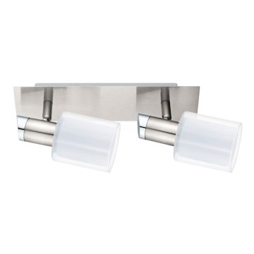 Eglo - Spot LED MY CHOICE 2xE14/4W/230V chrome mat/blanc