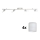 Eglo - Spot LED MY CHOICE 4xE14/4W/230V  chrome mat/blanc