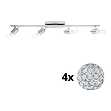 Eglo - Spot LED MY CHOICE 4xE14/4W/230V chrome mat