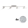 Eglo - Spot LED MY CHOICE 4xE14/4W/230V chrome mat