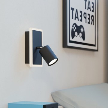 Eglo - Spot mural LED/7W/230V noir