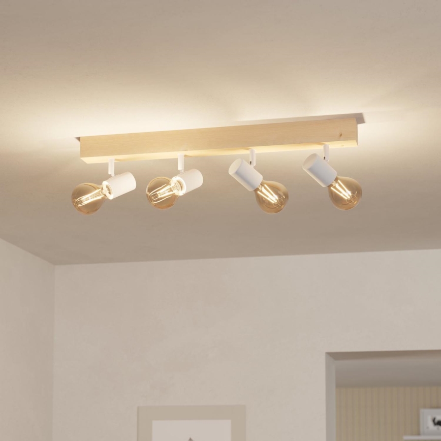 Eglo - Spot TOWNSHEND 4xE27/60W/230V - FSC gecertificeerd
