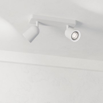 Eglo - Spotarmatuur 2xGU10/10W/230V wit