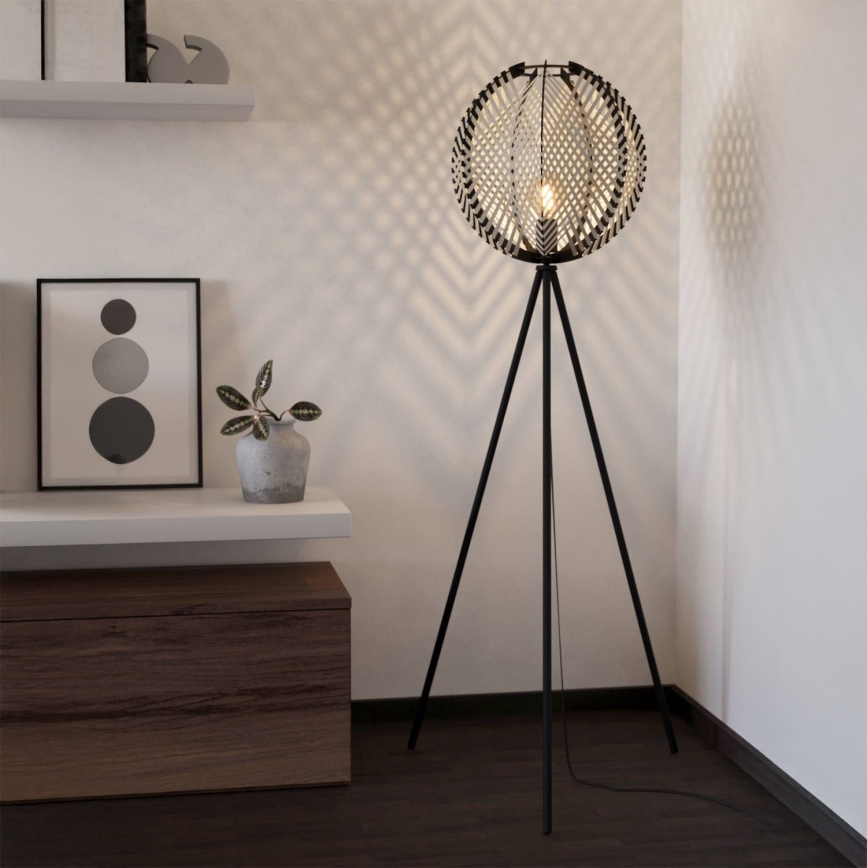 Eglo - Staande Lamp 1xE27/40W/230V wit/zwart