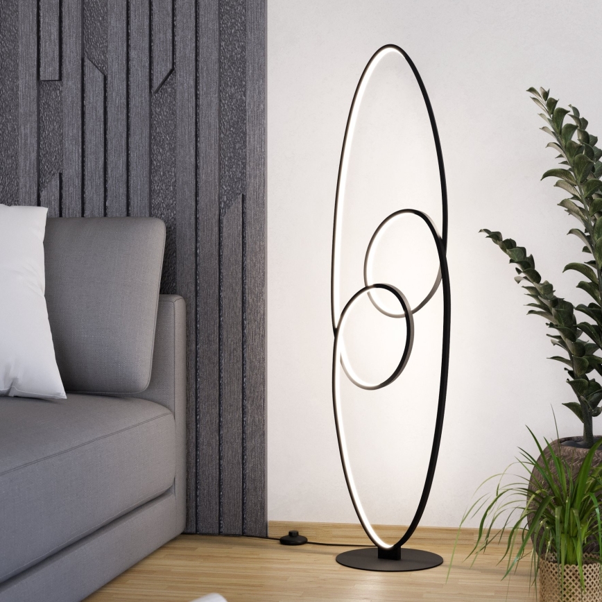Eglo - Staande LED Lamp LED/38W/230V 3000K zwart