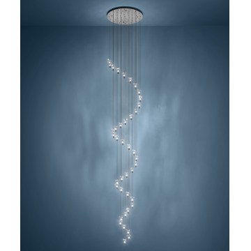 Eglo Stars of Light - LED-hanglamp met kabelophanging 40xLED/2,1W/230V 2200/3000/4000K glanzend chroom