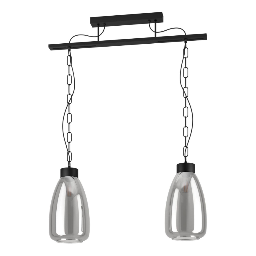 Eglo - Suspension avec chaîne 2xE27/40W/230V