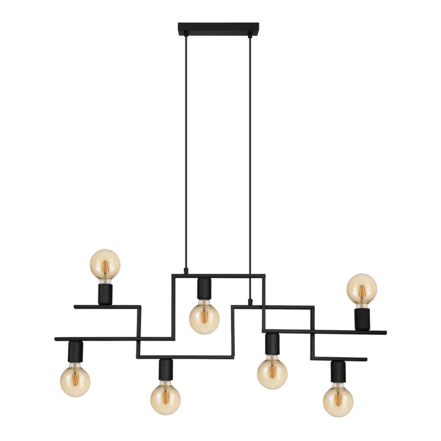 Eglo - Suspension avec fil 7xE27/60W/230V
