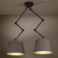 Eglo - Suspension-barre 2xE27/40W/230V marron