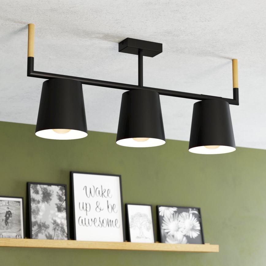 Eglo - Suspension barre 3xE27/40W/230V