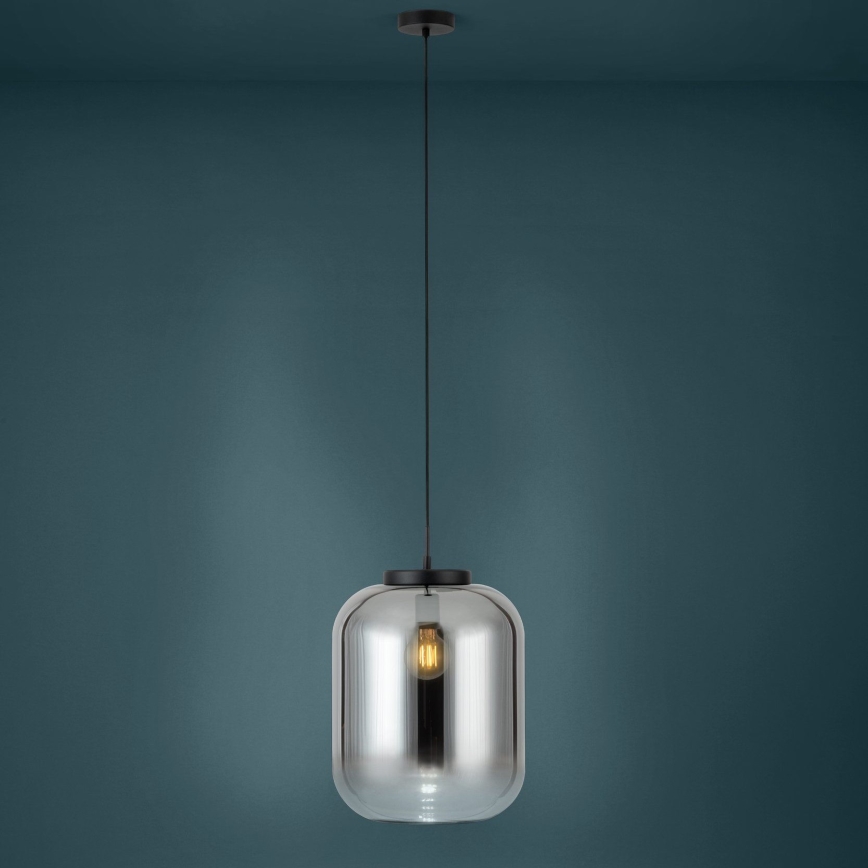 Eglo - Suspension filaire 1xE27/40W/230V d. 35 cm fumé
