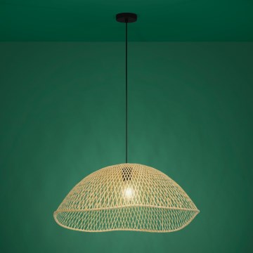 Eglo - Suspension filaire 1xE27/40W/230V d. 72 cm bambou