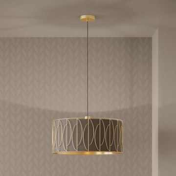 Eglo - Suspension filaire 1xE27/40W/230V doré/marron