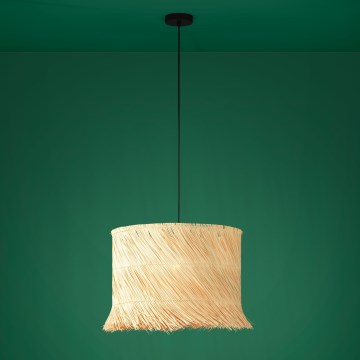 Eglo - Suspension filaire 1xE27/40W/230V rotin