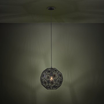 Eglo - Suspension filaire 1xE27/60W/230V d. 41 cm noir