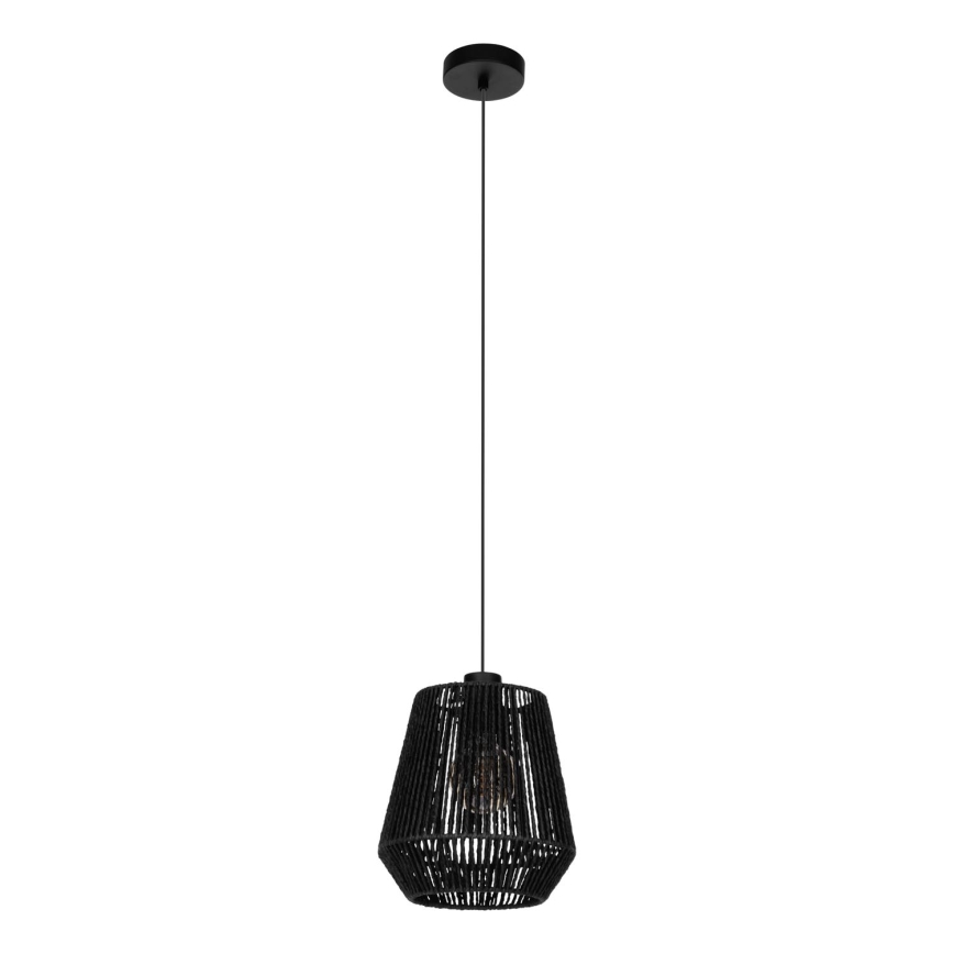 Eglo - Suspension filaire 1xE27/60W/230V noir