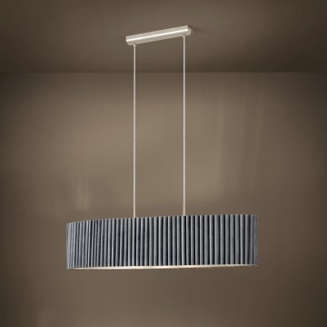 Eglo - Suspension filaire 2xE27/40W/230V grise
