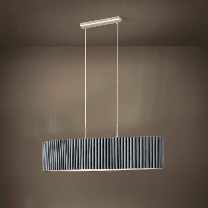 Eglo - Suspension filaire 2xE27/40W/230V grise