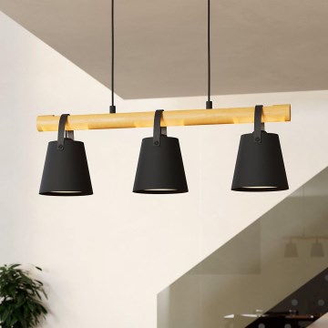 Eglo - Suspension filaire 3xE27/10W/230V