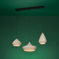 Eglo - Suspension filaire 3xE27/28W/230V beige
