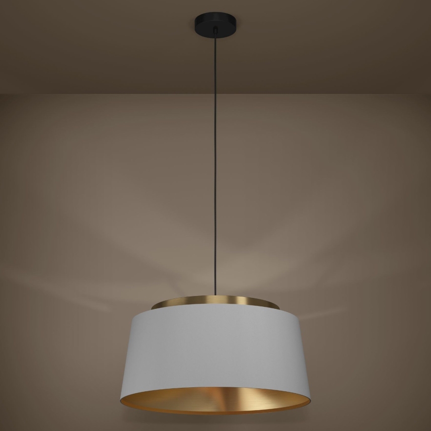 Eglo - Suspension filaire 3xE27/40W/230V gris/doré