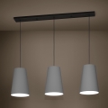 Eglo - Suspension filaire 3xE27/40W/230V gris