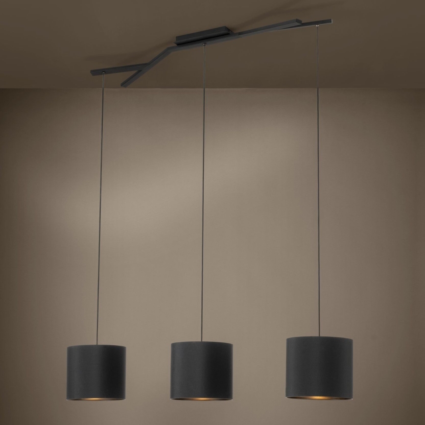 Eglo - Suspension filaire 3xE27/40W/230V
