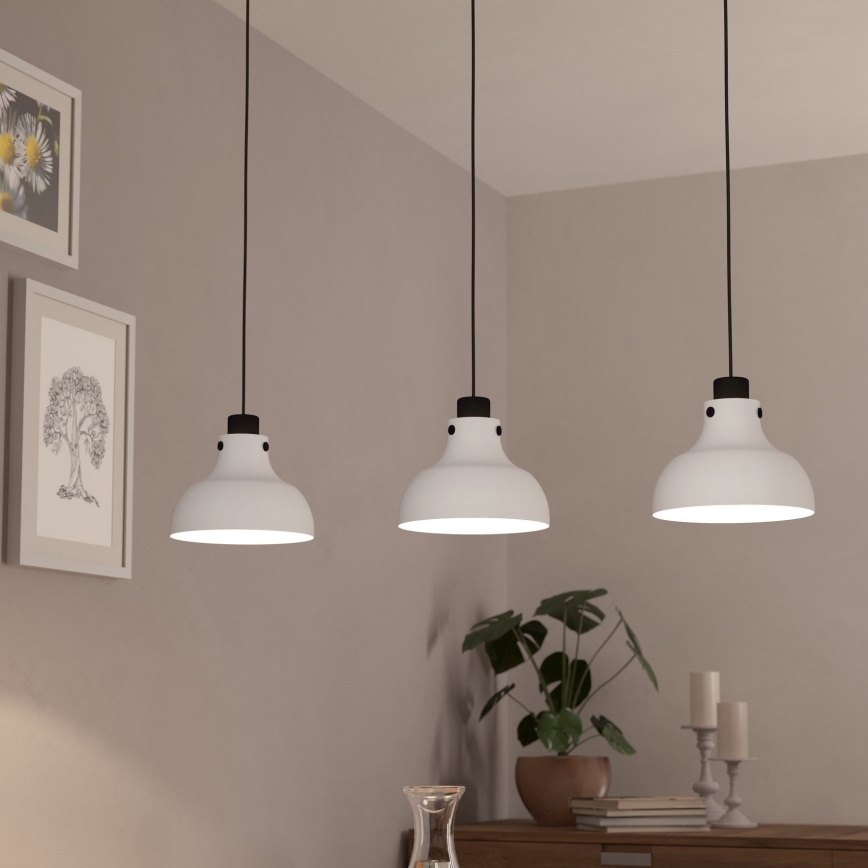 Eglo - Suspension filaire 3xE27/40W/230V