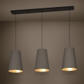Eglo - Suspension filaire 3xE27/40W/230V marron