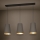 Eglo - Suspension filaire 3xE27/40W/230V marron