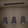 Eglo - Suspension filaire 3xE27/40W/230V noir