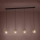 Eglo - Suspension filaire 4xE27/40W/230V doré