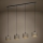 Eglo - Suspension filaire 4xE27/40W/230V marron
