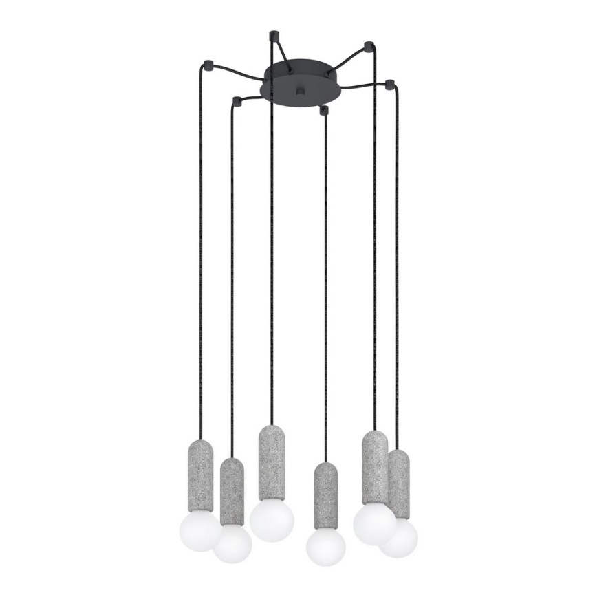 Eglo - Suspension filaire 6xE27/40W/230V araignée