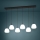 Eglo - Suspension filaire 6xE27/40W/230V noir