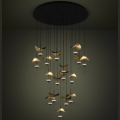 Eglo - Suspension filaire à intensité variable 17xLED/2,3W/230V 3000K d. 78 cm