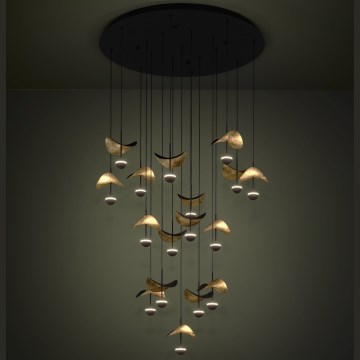 Eglo - Suspension filaire à intensité variable 17xLED/2,3W/230V 3000K d. 78 cm