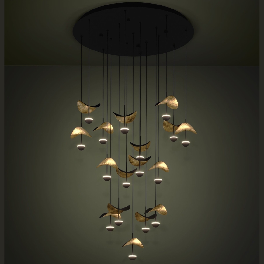 Eglo - Suspension filaire à intensité variable 17xLED/2,3W/230V 3000K d. 78 cm