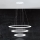 Eglo - Suspension filaire à intensité variable 1xLED/45W/230V + 1xLED/33W + 1xLED/19,5W