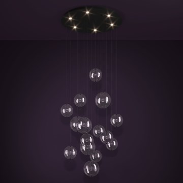 Eglo - Suspension filaire à intensité variable 6xLED/4,2W/230V 3000K transparent