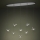 Eglo - Suspension filaire à intensité variable 8xLED/4,2W/230V 3000K chrome brillant