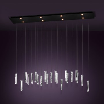 Eglo - Suspension filaire à intensité variable 8xLED/4,2W/230V 3000K transparent