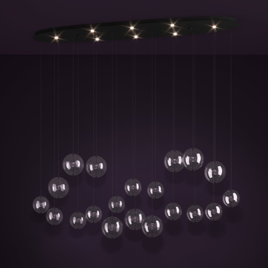 Eglo - Suspension filaire à intensité variable 8xLED/4,2W/230V 3000K transparent